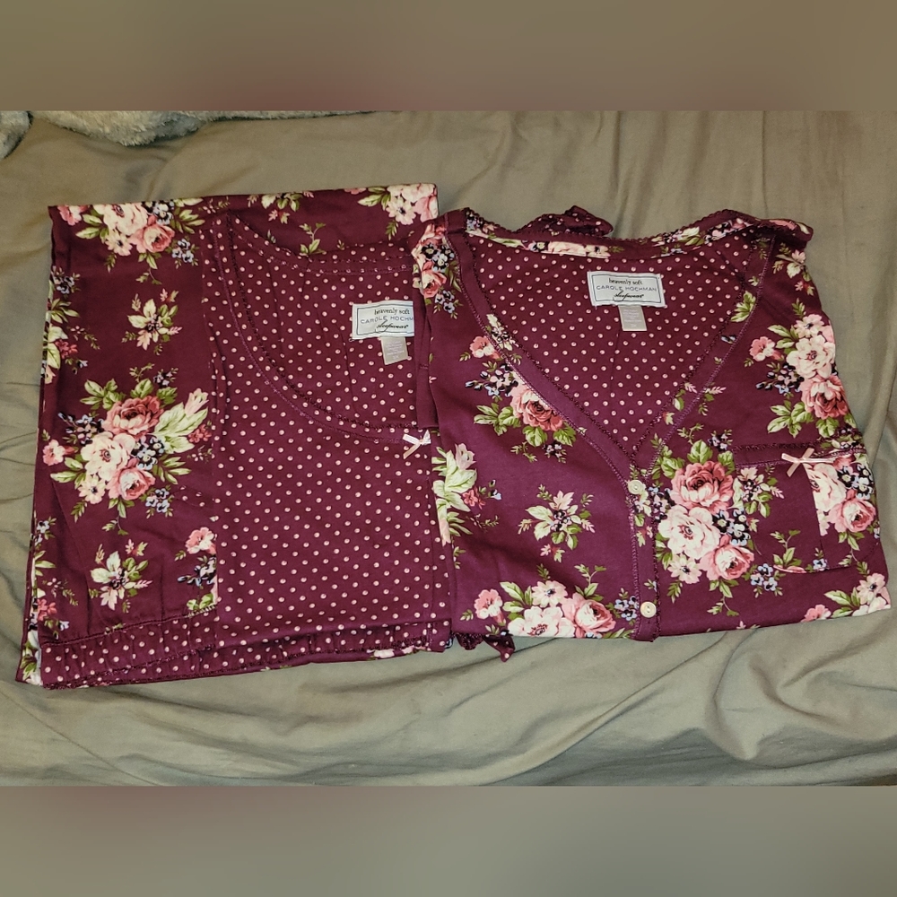 New 3 piece Heavenly Soft sleepwear by Carole Hochman set in 3X.